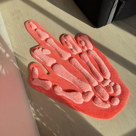 Skeleton Hand Rug