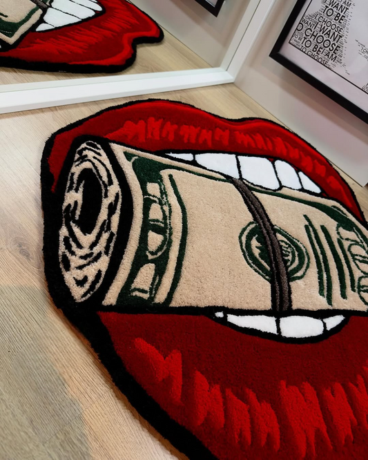 Money Lips Rug