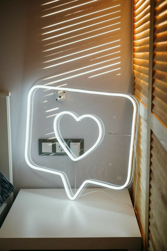 Heart Pop Neon Sign