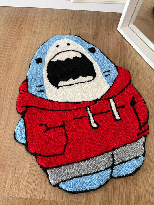 Shark Hoodie Rug