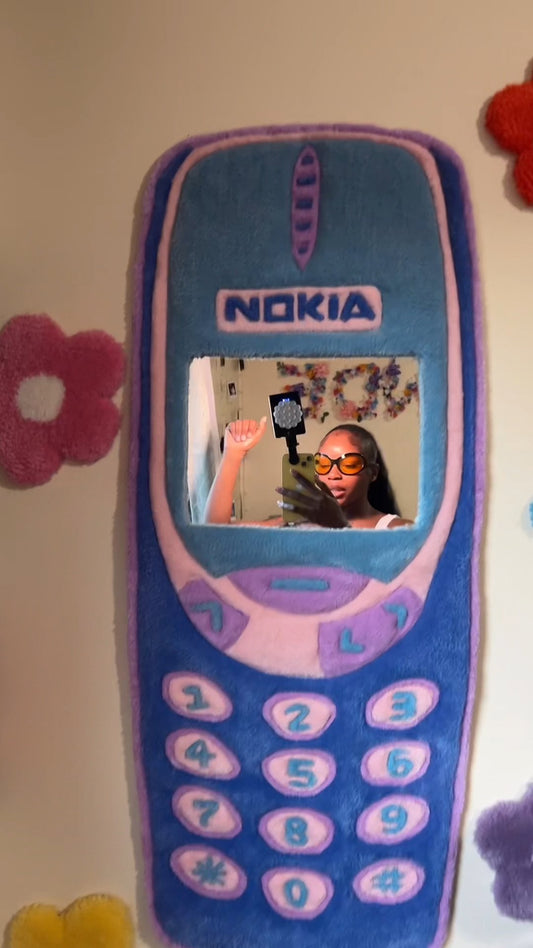 Retro Nokia Mirror Purple