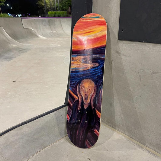 The Scream Skate Deck