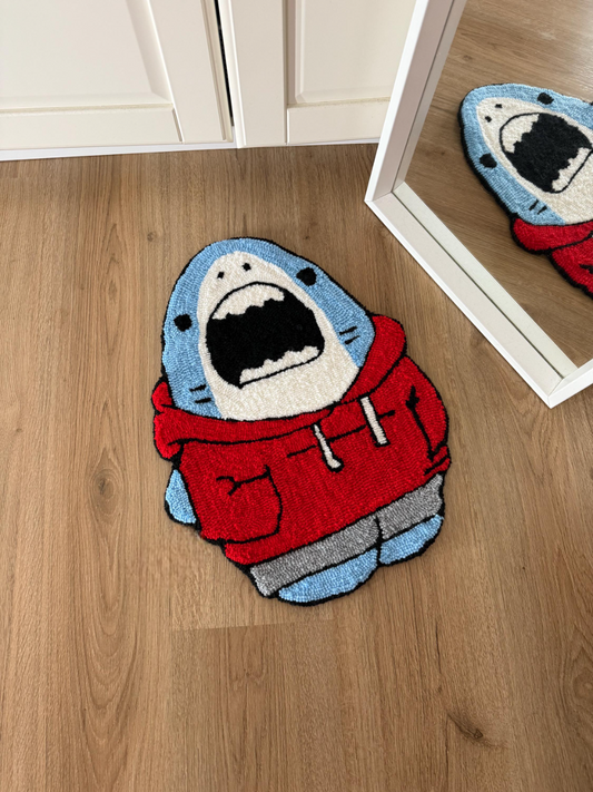 Shark Hoodie Rug