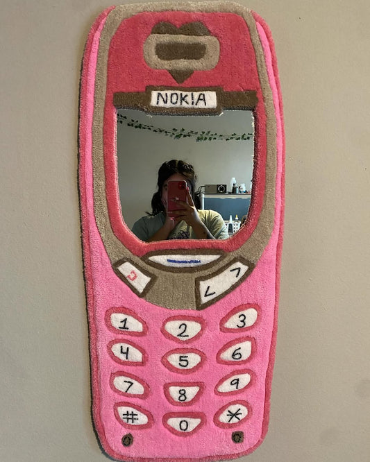 Retro Nokia Mirror Pink