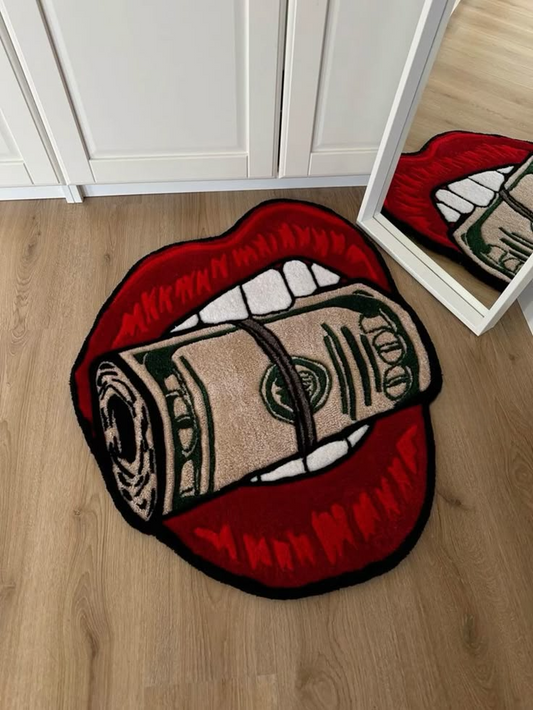 Money Lips Rug