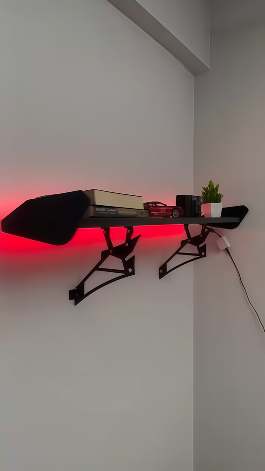 Racecar Spoiler Shelf