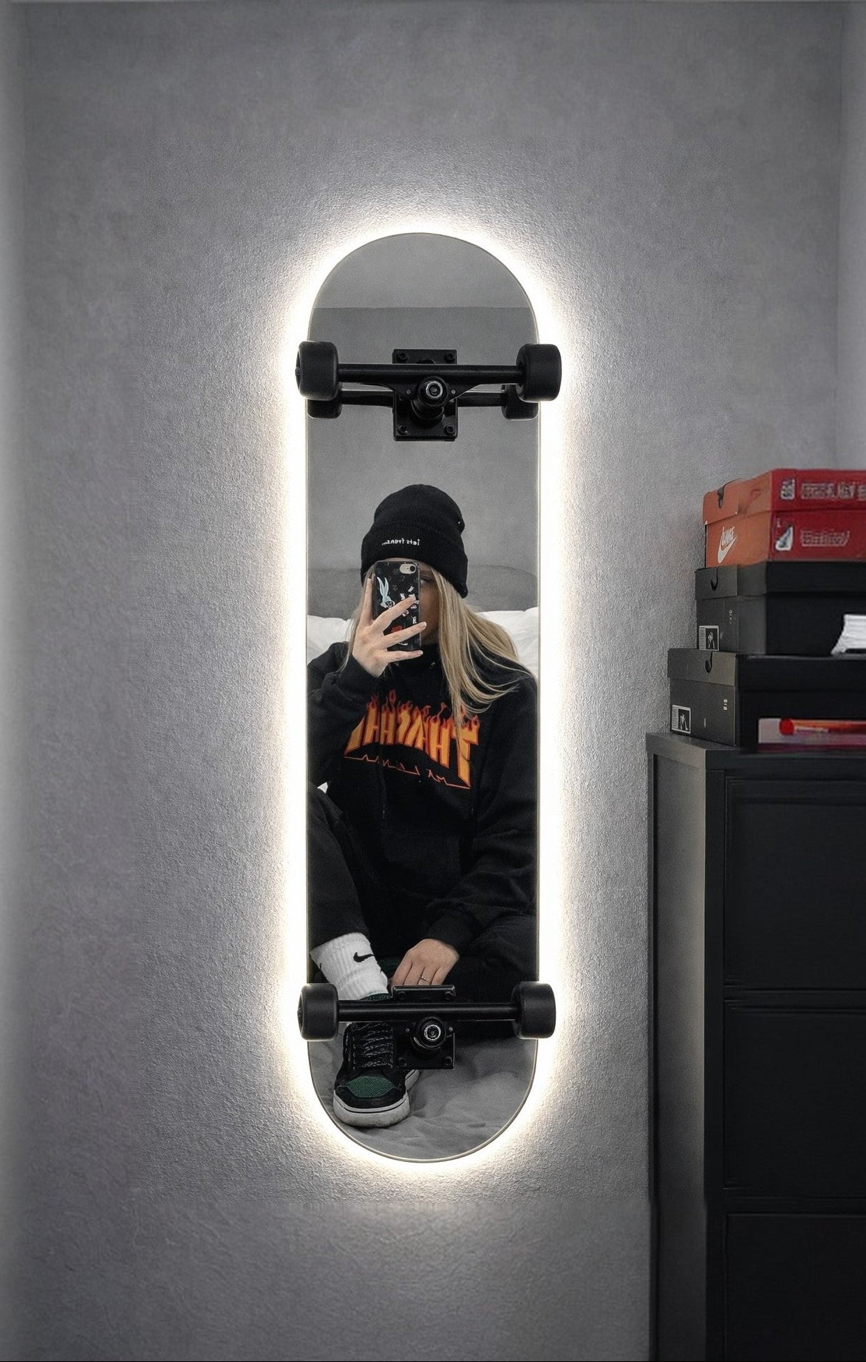 Skateboard Mirror