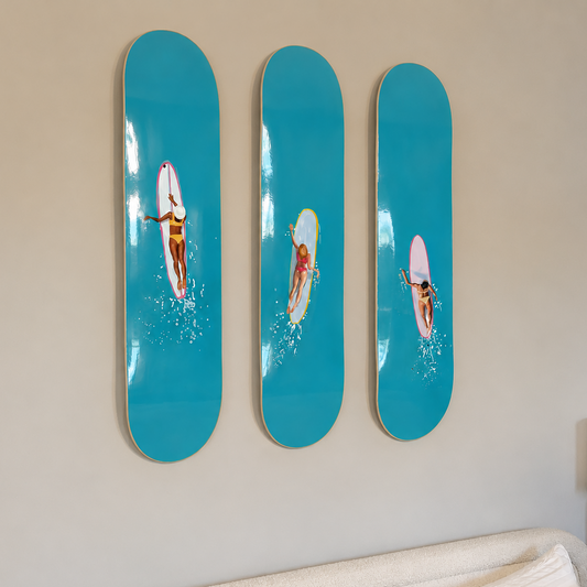 Surfers Set skateboard wall art Egypt | Urbyn