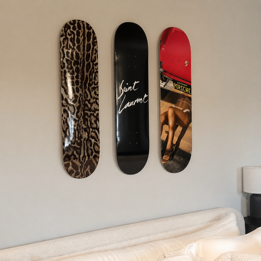 Leopard Porsche skate wall art set Egypt | Urbyn