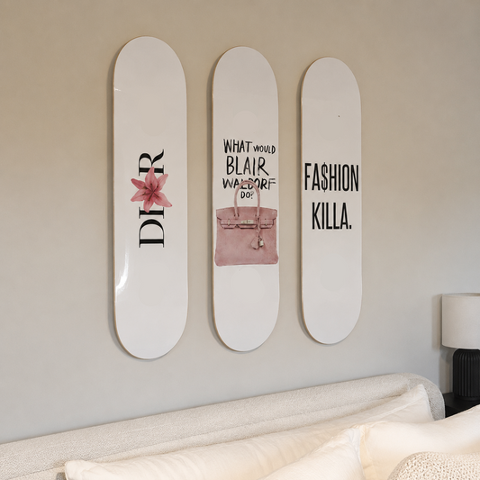 Fashion Killa Birkin skate wall art set Egypt | Urbyn