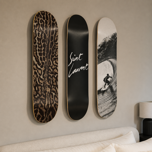 Leopard Wave skate wall art set Egypt | Urbyn