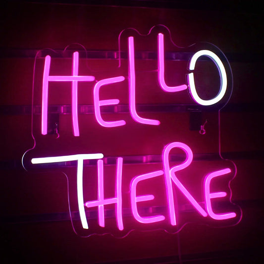 HELLo tHERE Neon Sign