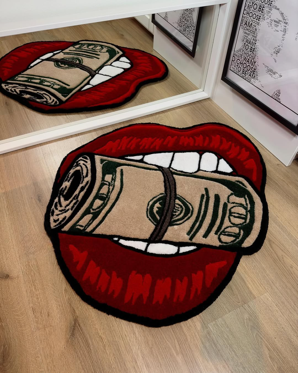 Money Lips Rug