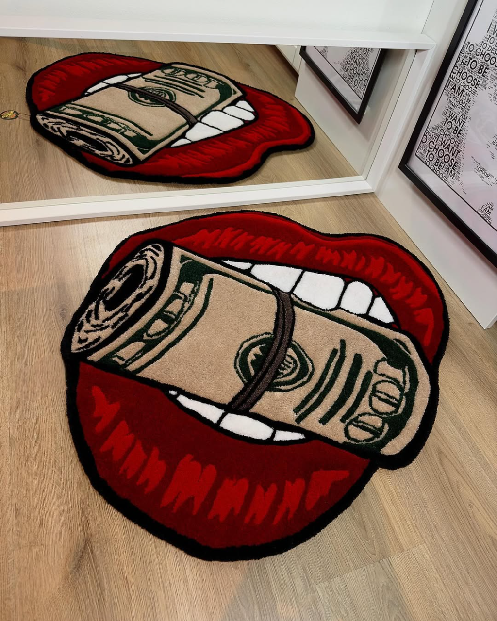 Money Lips Rug