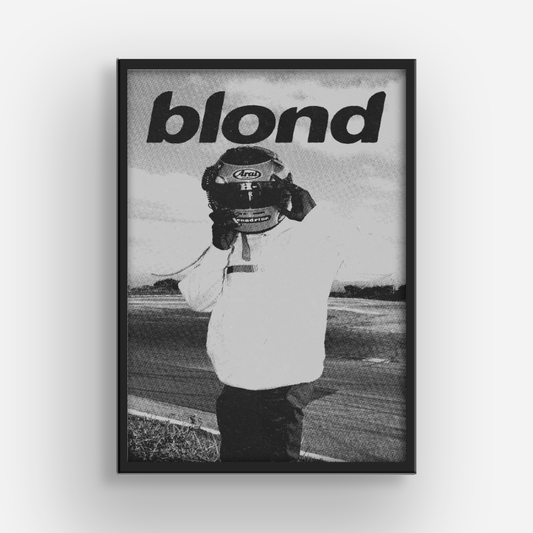 Frank Ocean 'blond' B&W