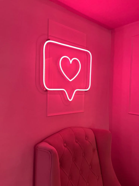 Heart Pop Neon Sign