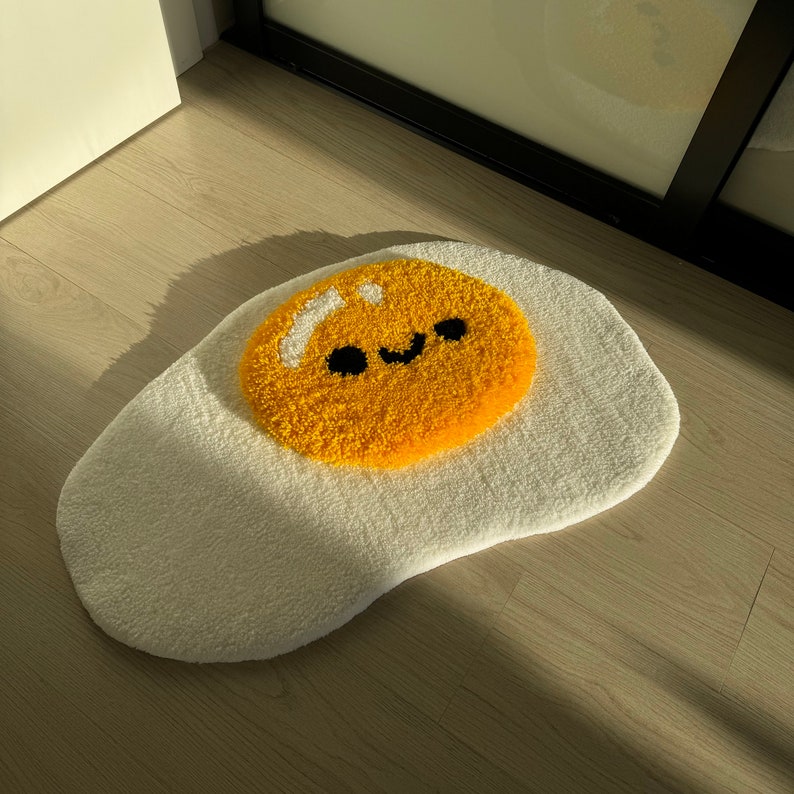 Fluffy Scrambled Egg Rug