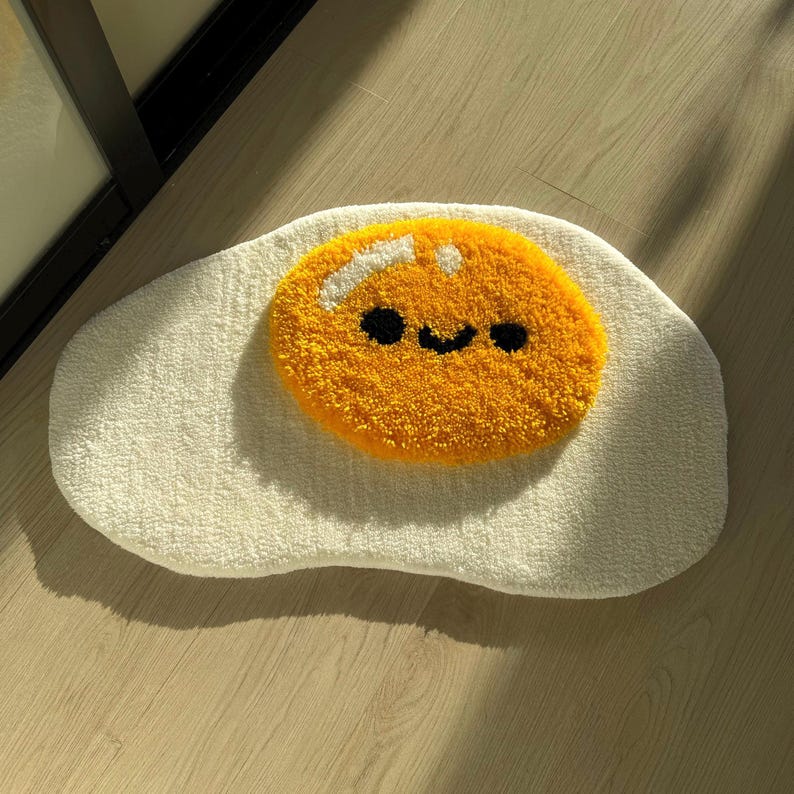 Fluffy Scrambled Egg Rug