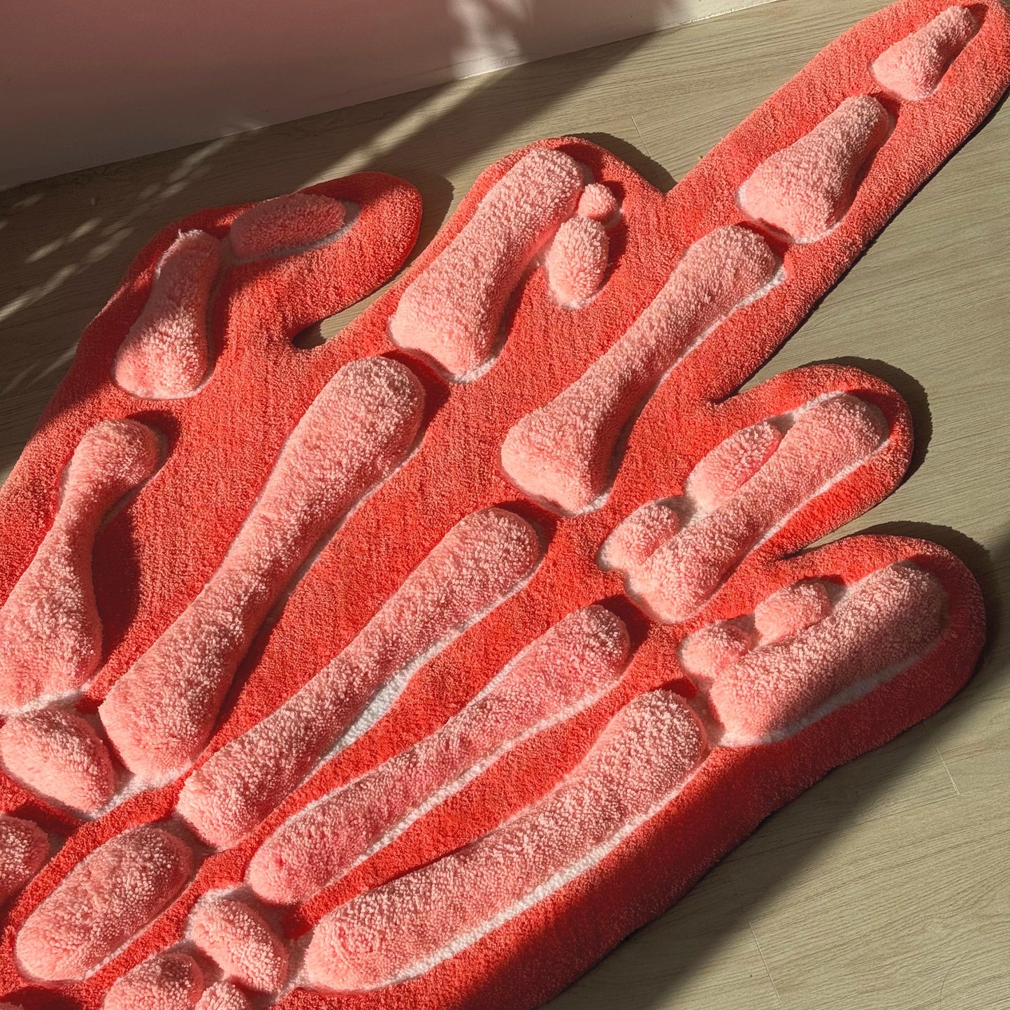 Skeleton Hand Rug